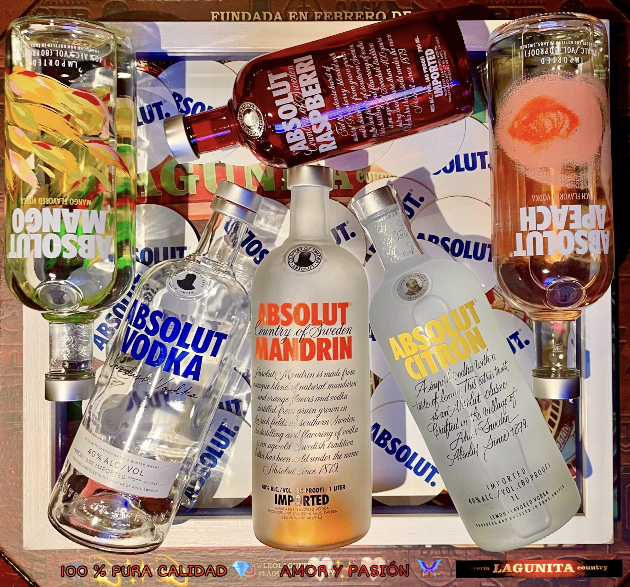 Ginebras en la barra de Lagunita Country